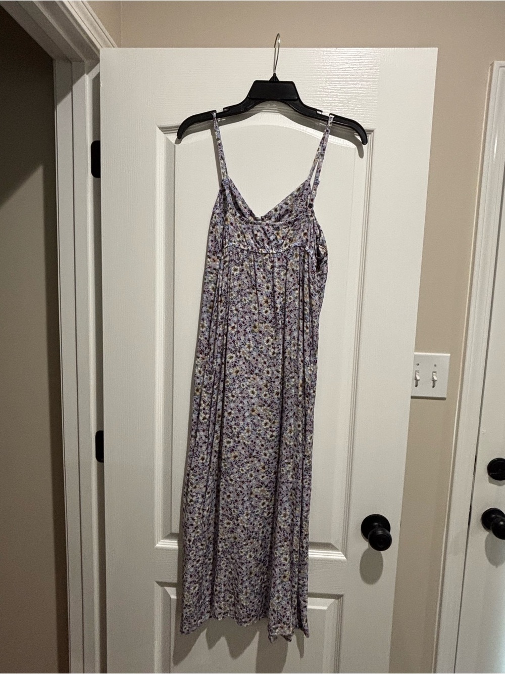 SO Lavender Floral Maxi Dress